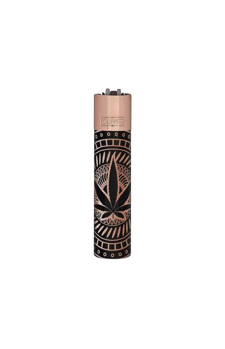 Clipper Premium Metal Lighter Leaves and Giftbox - Plumes