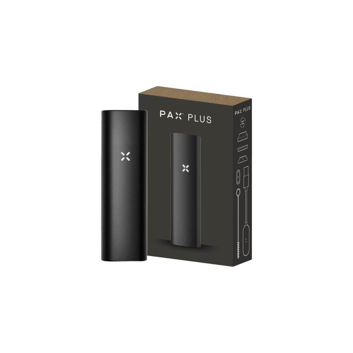 PAX Plus Onyx Starter Kit Dry Herb Vaporiser Plumes PAX Plus Onyx Starter Kit Dry Herb Vaporiser Plumes