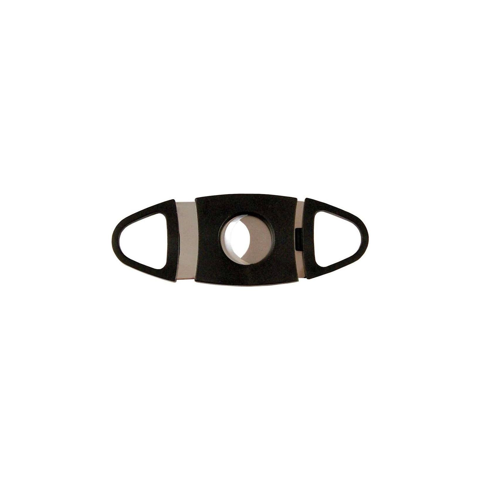 black double bladed cigar cutter
