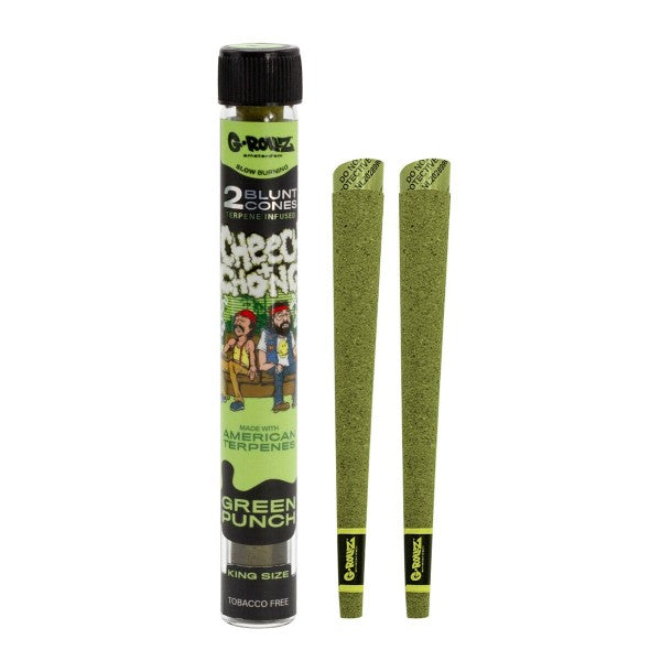 G-Rollz | Cheech & Chong 2x Terpene Infused Cones 'Green Punch'