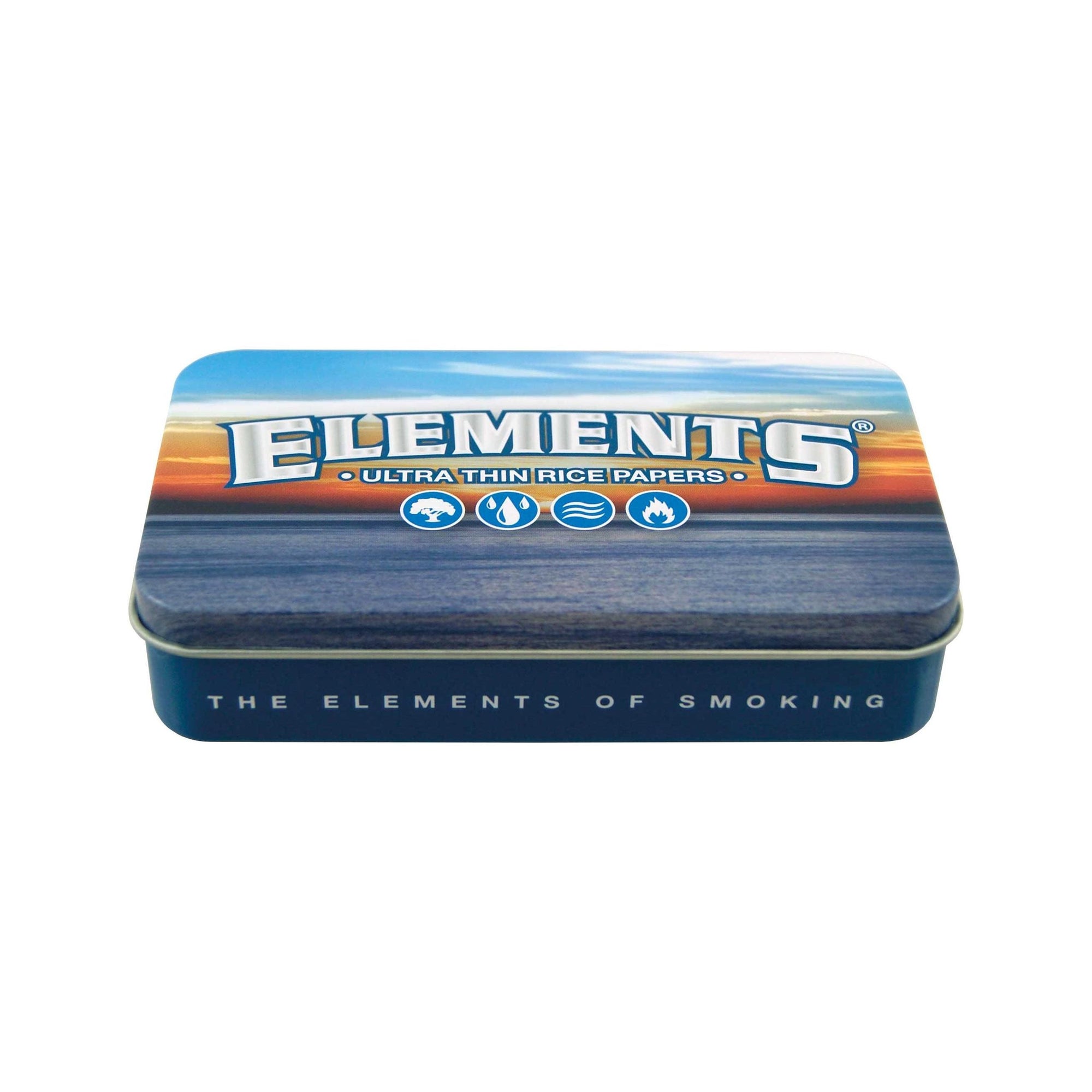 ELEMENTS Blue Metal Tin Case
