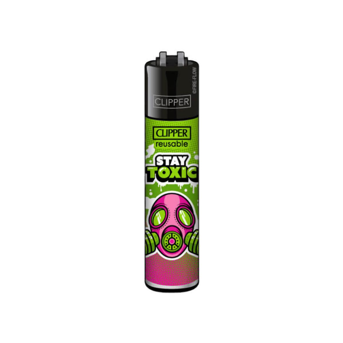 Clipper Classic Girly Slogan Stay Toxic Lighter - Plumes
