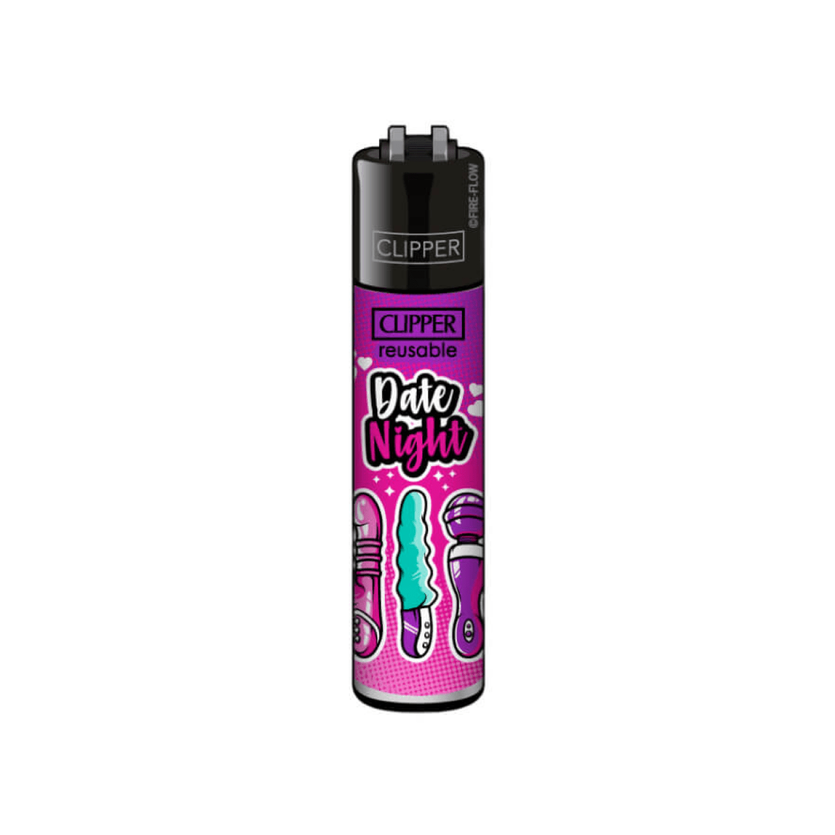 Clipper Classic Girly Slogan Date Night Lighter - Plumes