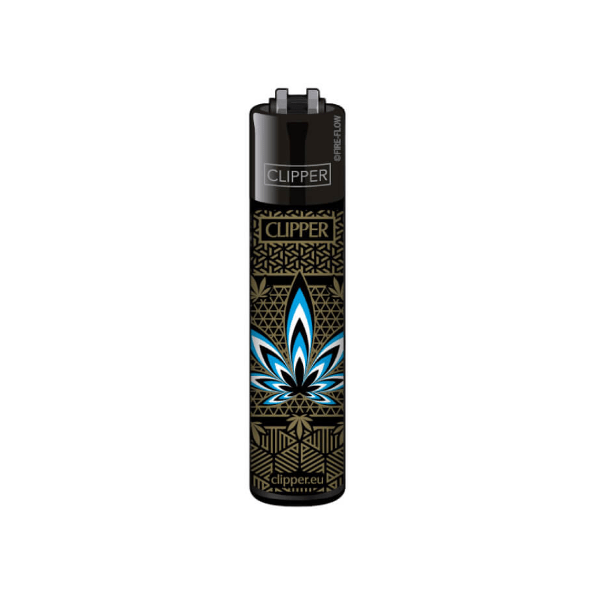 Clipper Classic Blue Leaves Lighter - Plumes