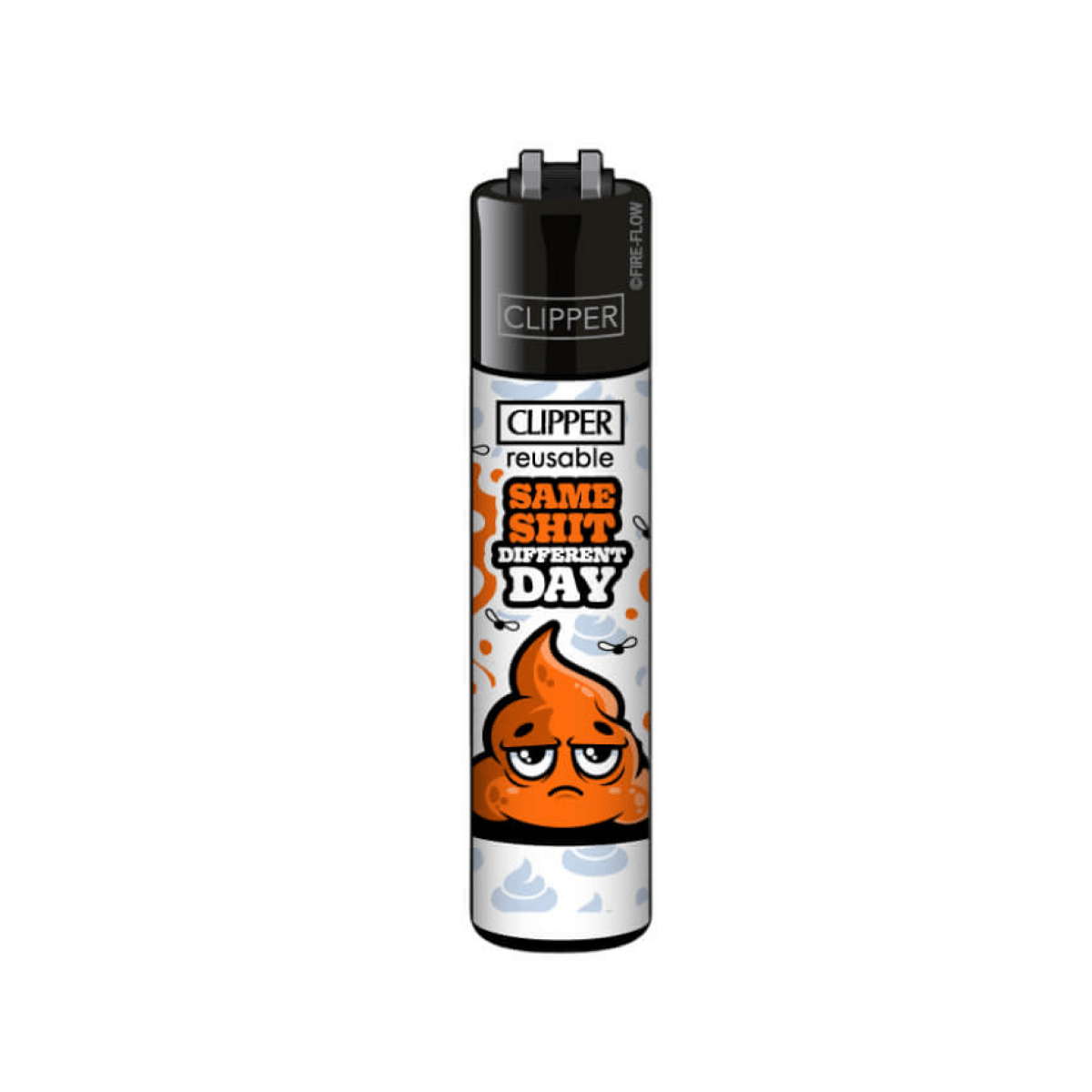 Clipper Classic Mix Slogan Same Shit Different Day Lighter - Plumes