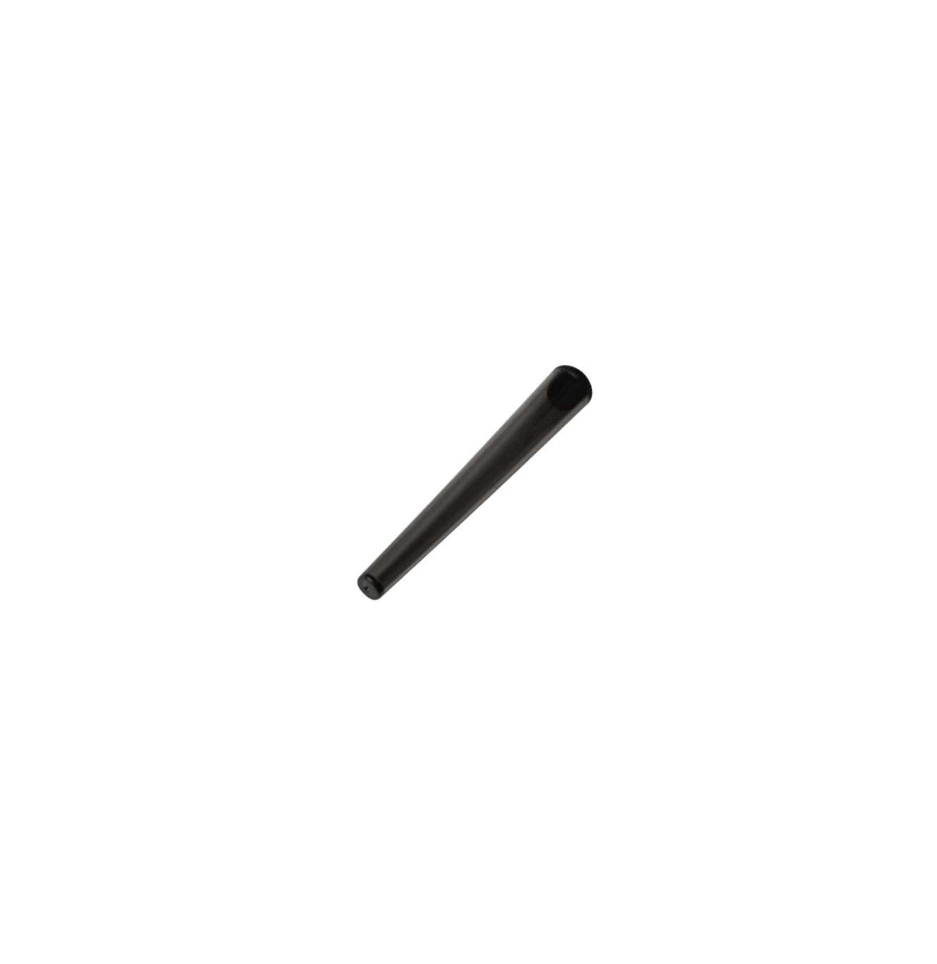 Black Pre-Rolled Cone Storage Tube