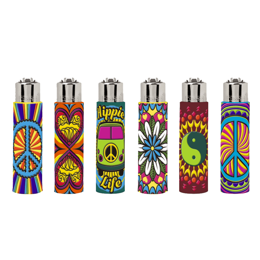 Clipper Lighter Silicone Hippie Passion - Plumes