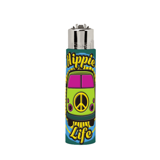 Clipper Lighter Silicone Hippie Passion - Plumes