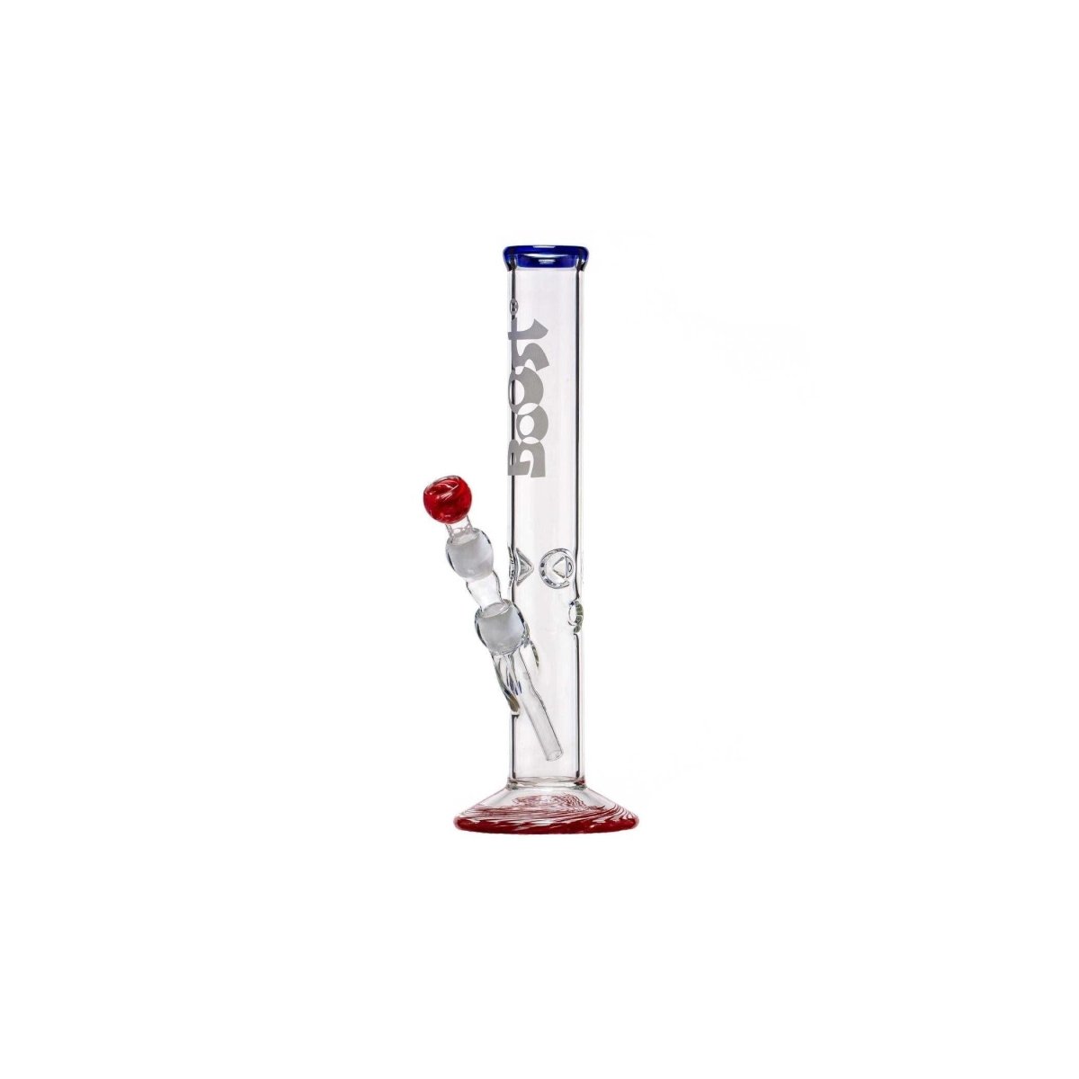 Boost Cane Glass Bong Red 38cm