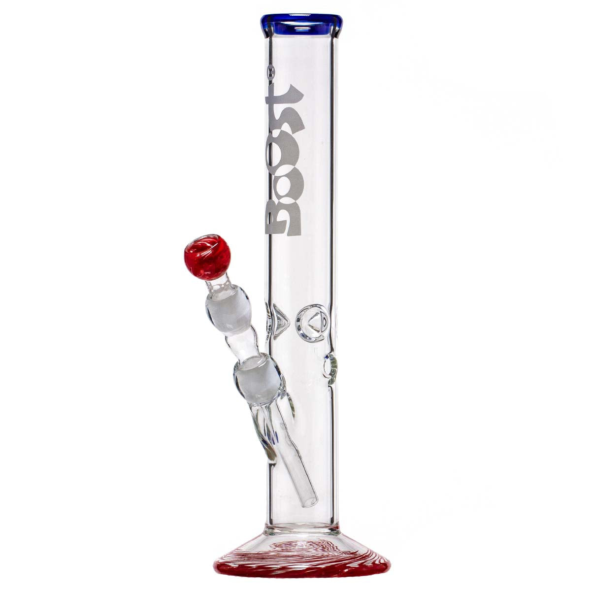 Boost Cane Glass Bong Red 38cm