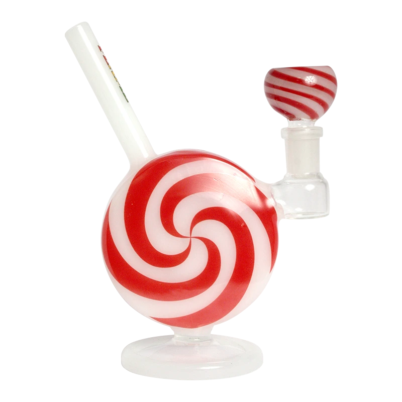 Lollipop Swirl Rig Glass Bong 17cm