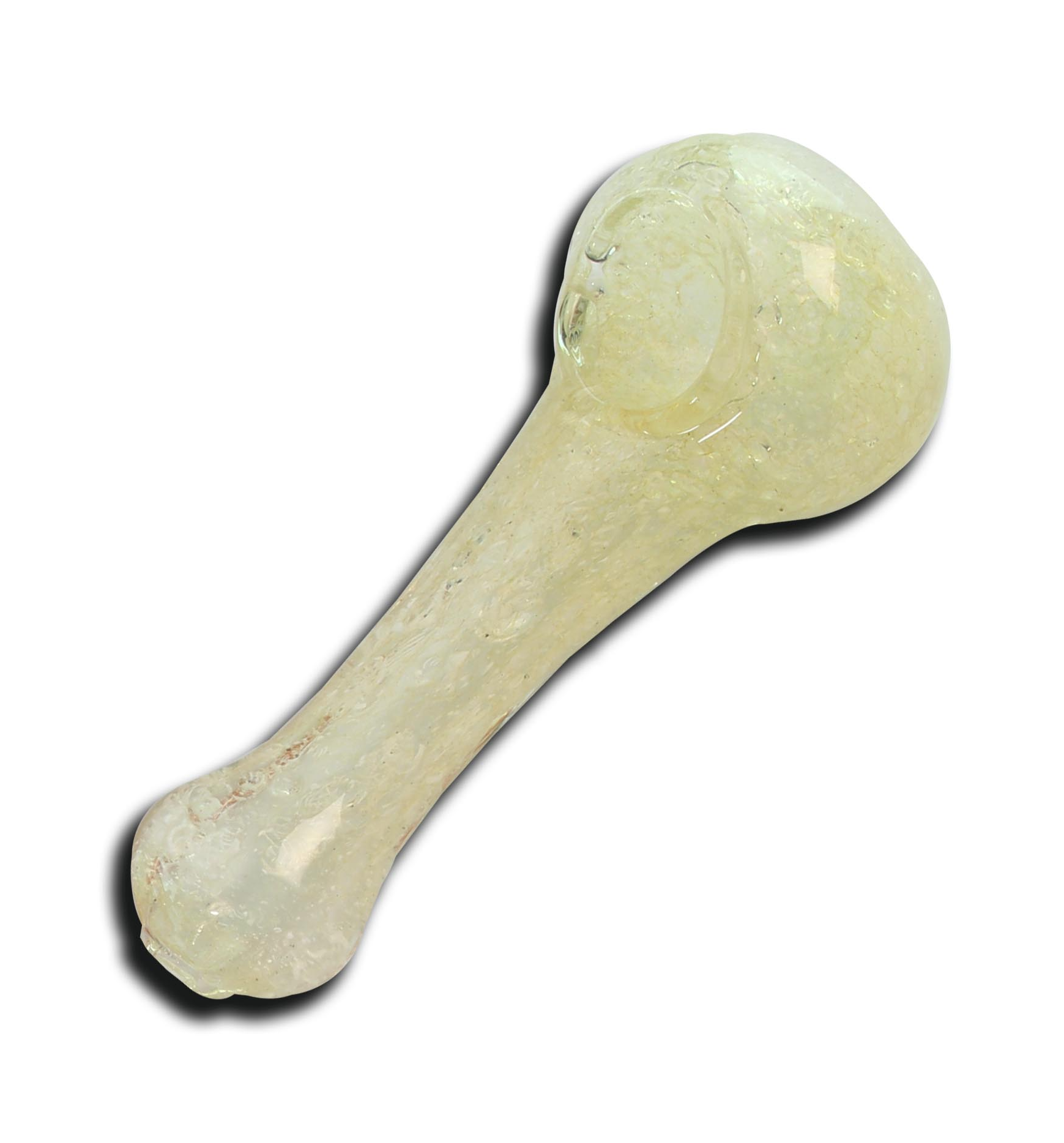 Black Leaf Glass Spoon Pipe 110-120mm