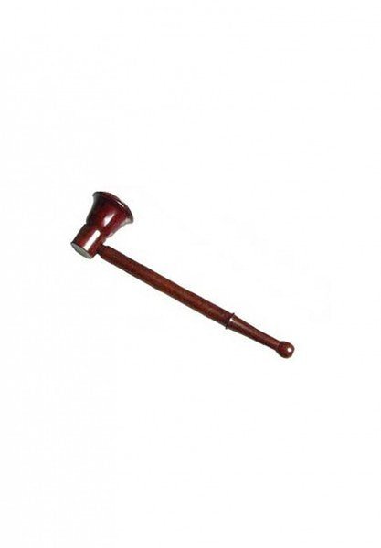 Black Leaf Rosewood Pipe 150mm - Plumes