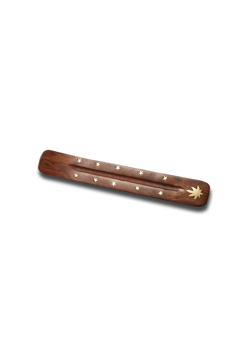 Incense Holder with Brass Inlay