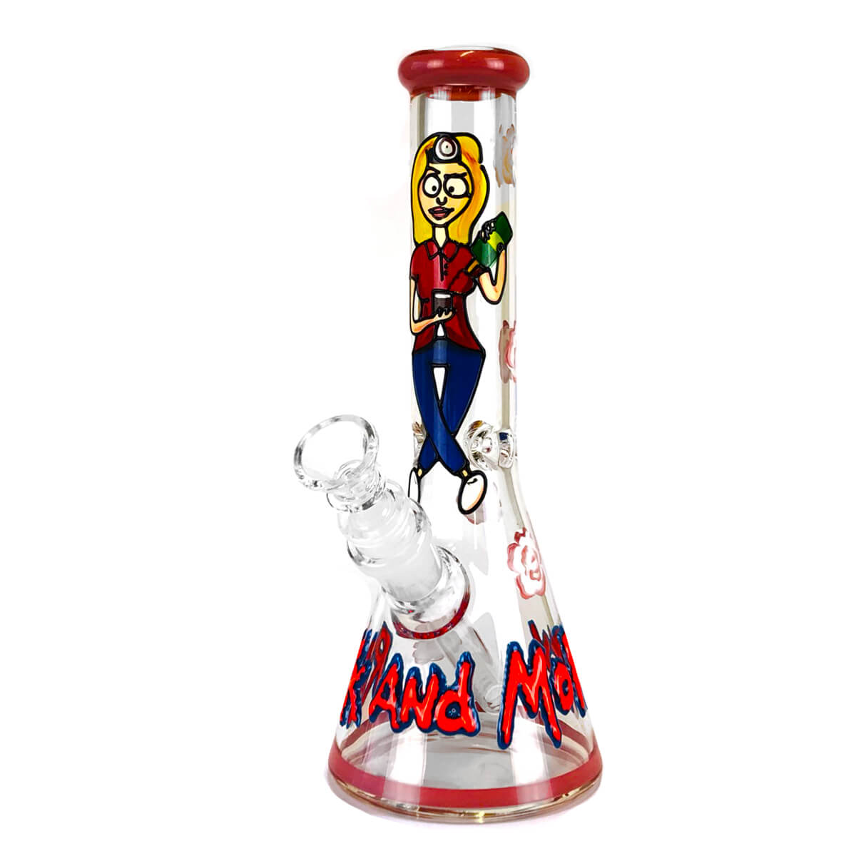 Urban Crew Cartoon Girl Handcrafted Glass Bong