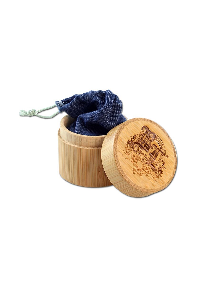 Black Leaf Stainless Steel 5-part Grinder