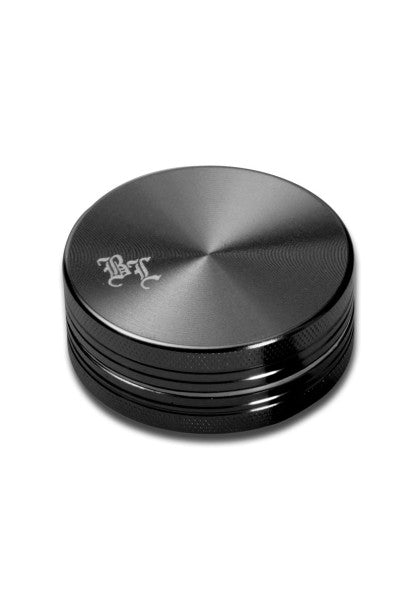 Black Leaf 2 Part Aluminum Grinder - Plumes