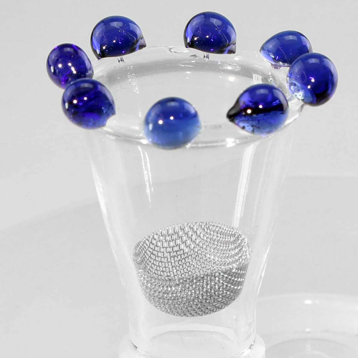 Black Leaf Stainless steel bowl screen no rim