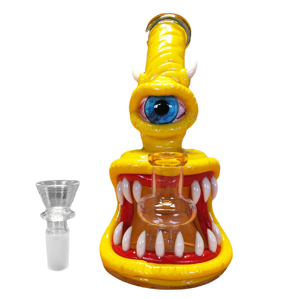 Black Sheep Monster Glass-Clay Bong 16cm