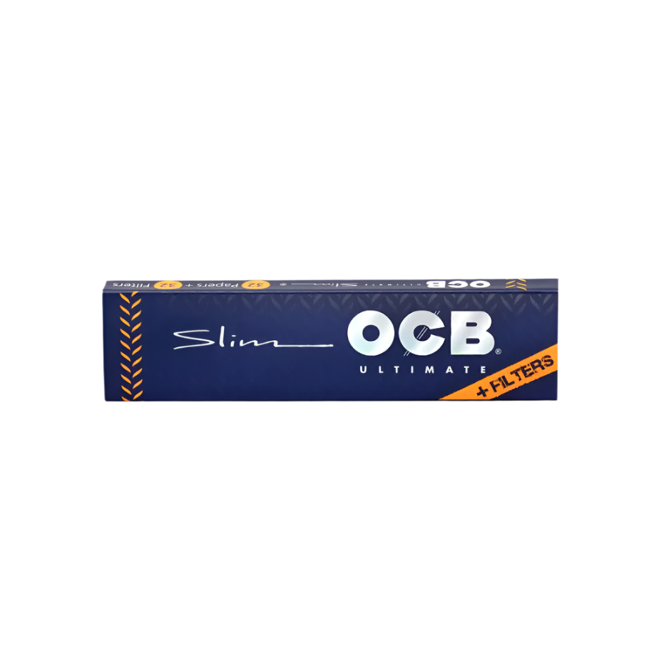 OCB Ultimate King Size Slim Rolling Papers + Tips