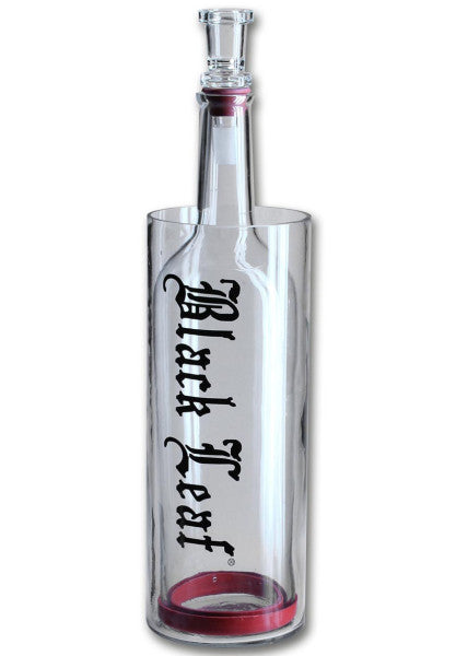 Black Leaf Kooler Pump Gun Glass Pipe