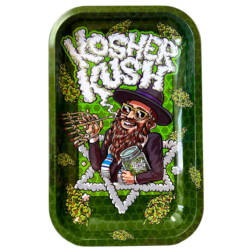 Best Buds Kosher Kush Metal Rolling Tray