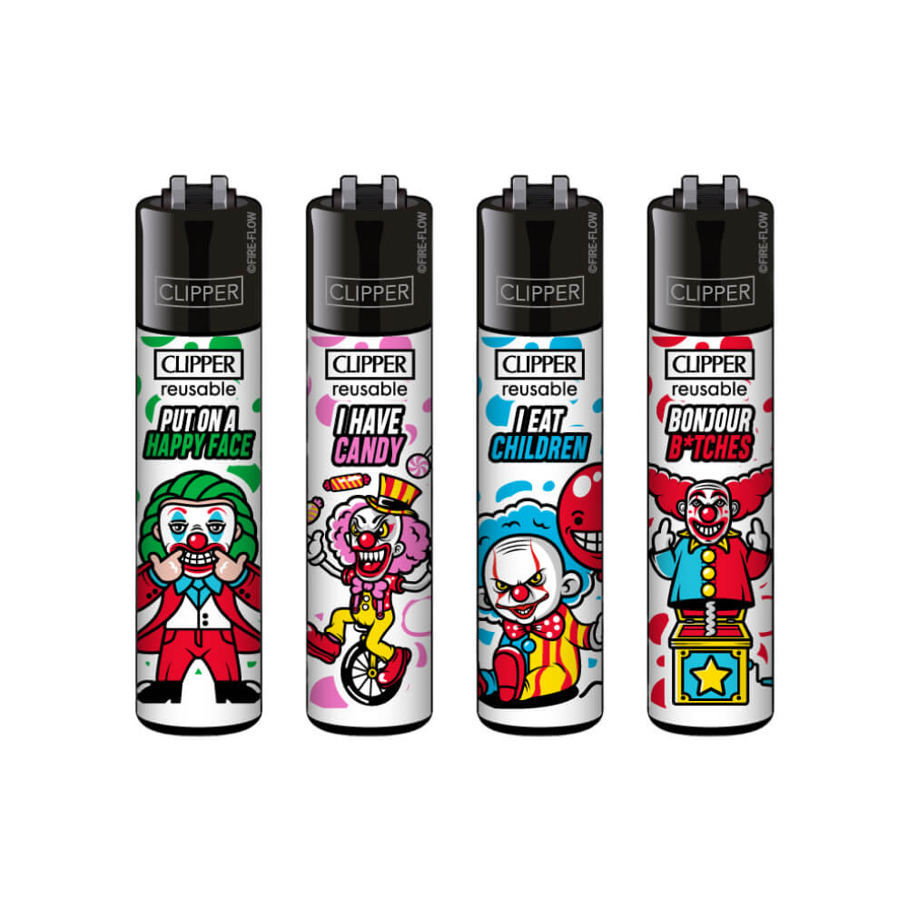 Clipper Classic Lighter Clowns Set of 4