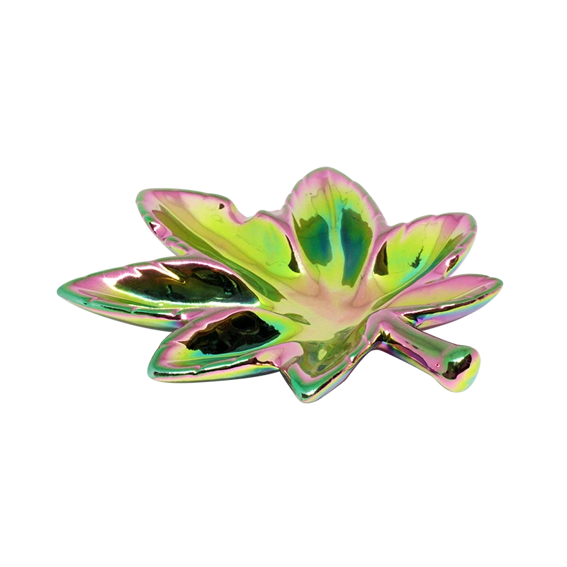 Plumes Rainbow Leaf Ashtray