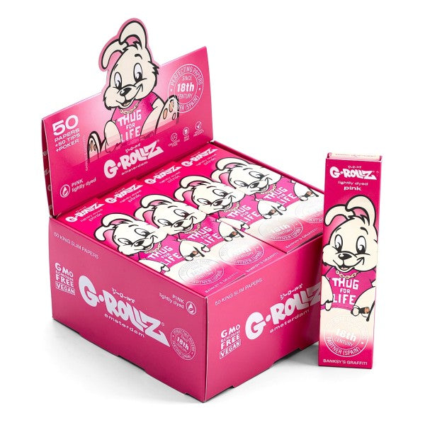 G-Rollz 'Thug for Life' Rabbit King Size Papers + Tips