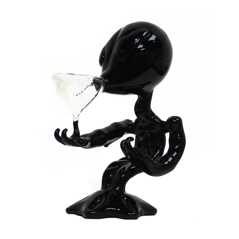 Urban Crew Black Alien Glass Bong