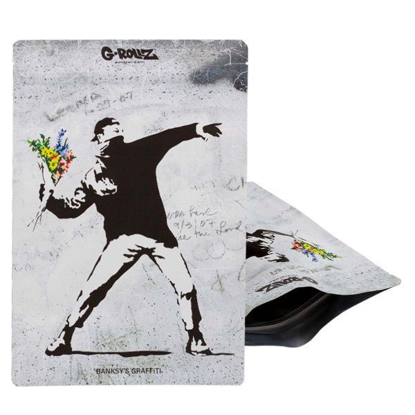 Banksy Smell Proof Bag - Plumes