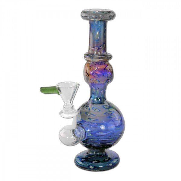 Black Leaf Sculptural Mini Bong - Plumes