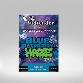 Budtender Liquid Diamonds Blue Raspberry Haze 2ml Vape - Plumes