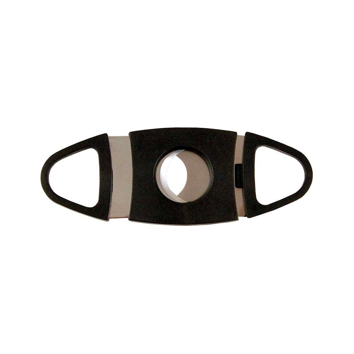 Cigar Cutter 2 Bladed Black Double Bladed