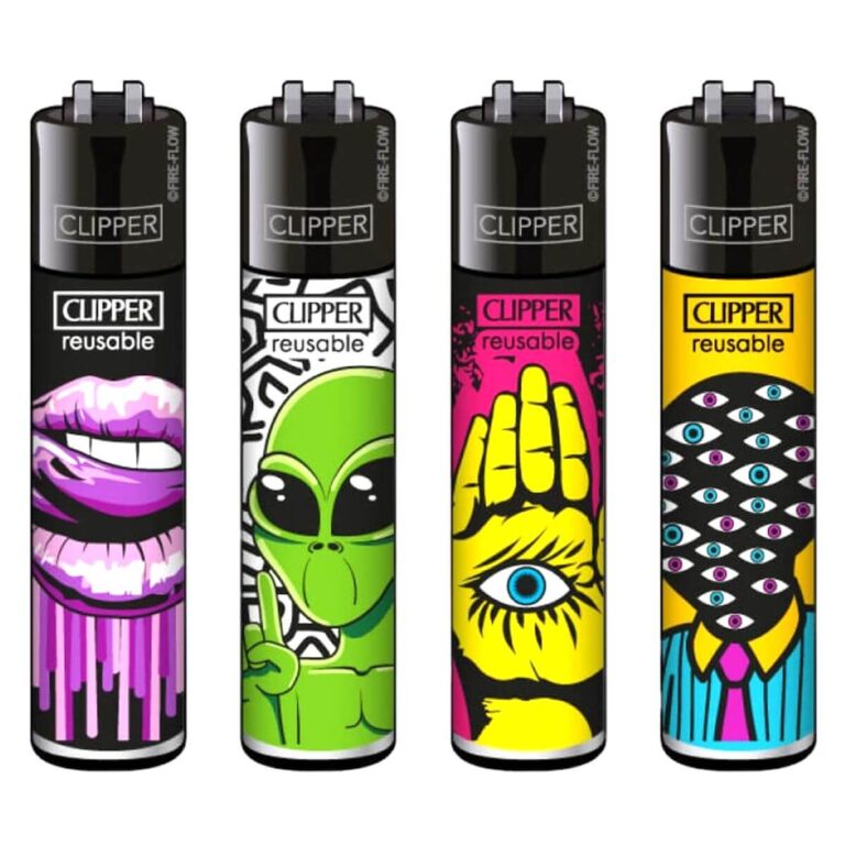 Clipper Lighter Love Martians - Plumes