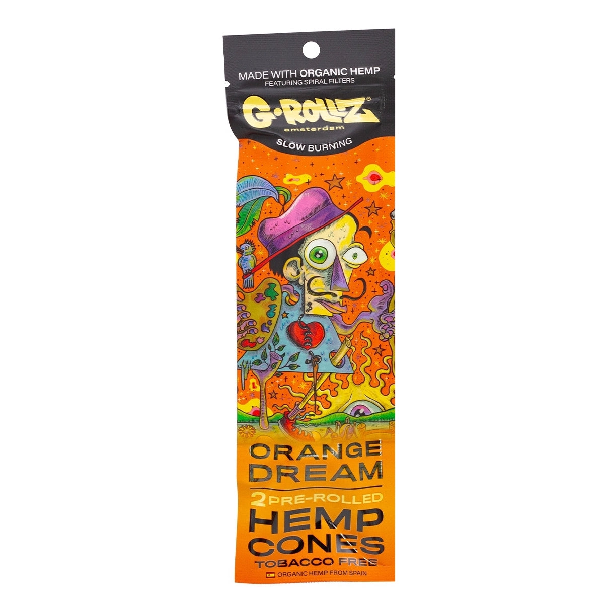 G-Rollz Orange Flavoured Pre-Rolled Hemp Cones