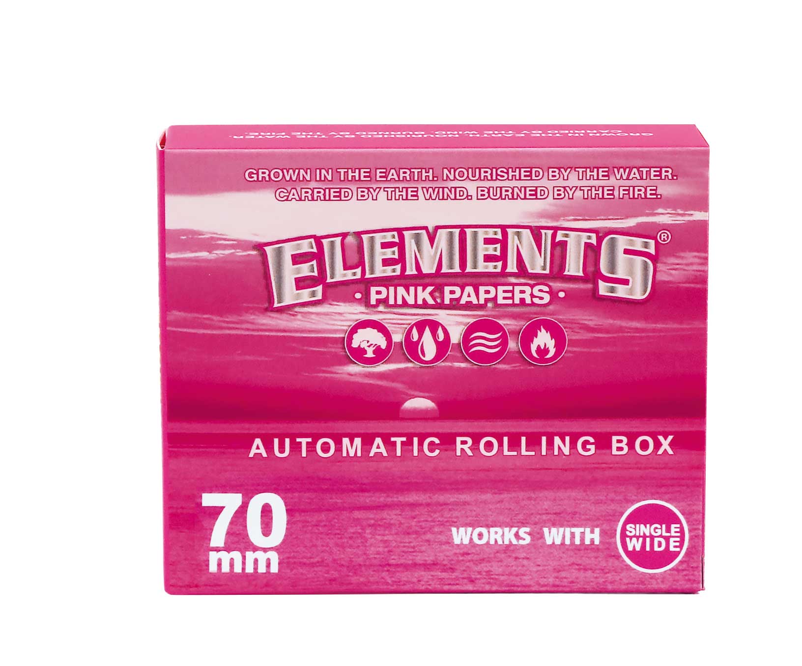 ELEMENTS Pink 70mm Automatic Rolling Box