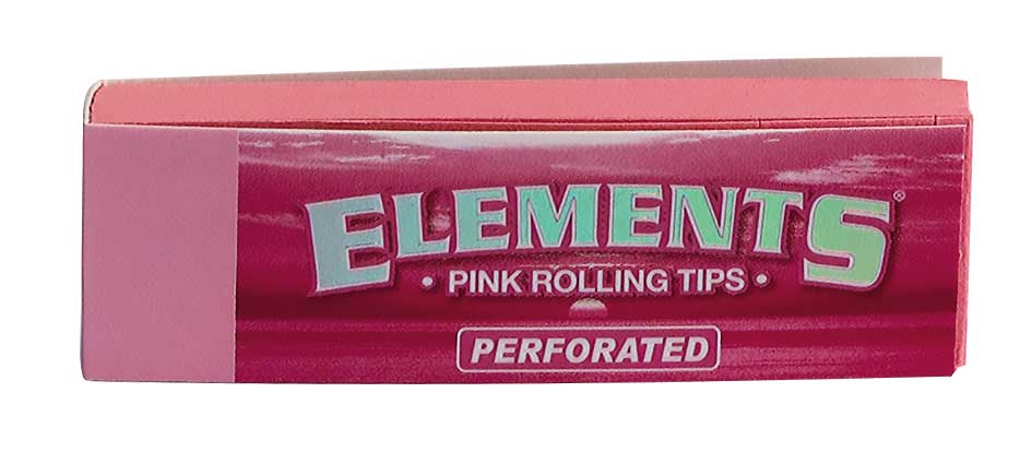 ELEMENTS Pink Perforated Tips