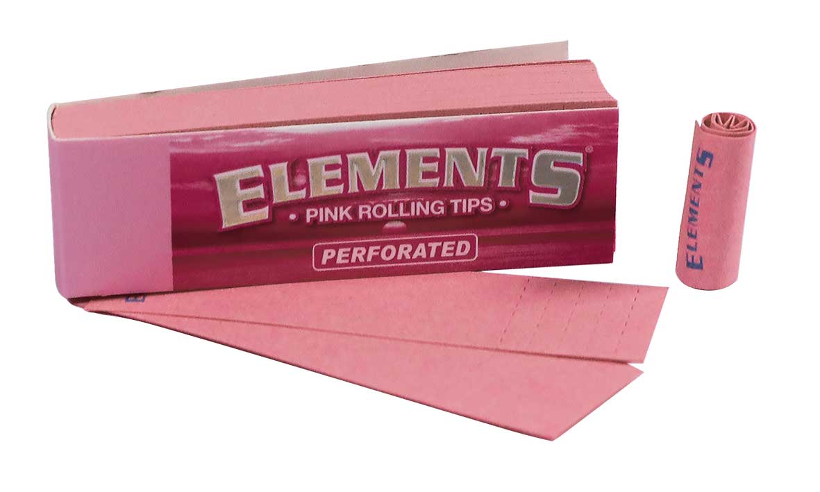 ELEMENTS Pink Perforated Tips