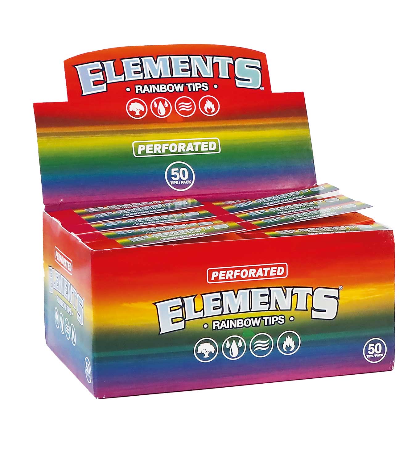 ELEMENTS Rainbow Tips Perforated