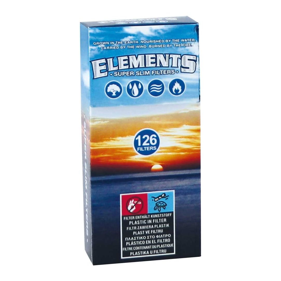 ELEMENTS Super Slim Filter Tips 126 Pack