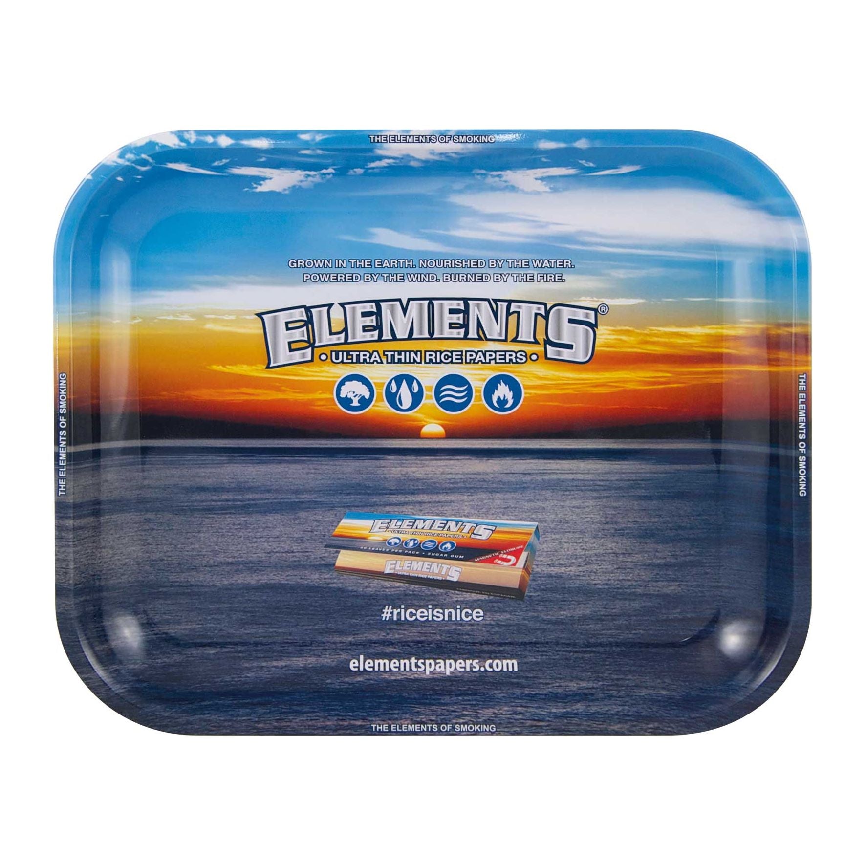 ELEMENTS Large Metal Rolling Tray