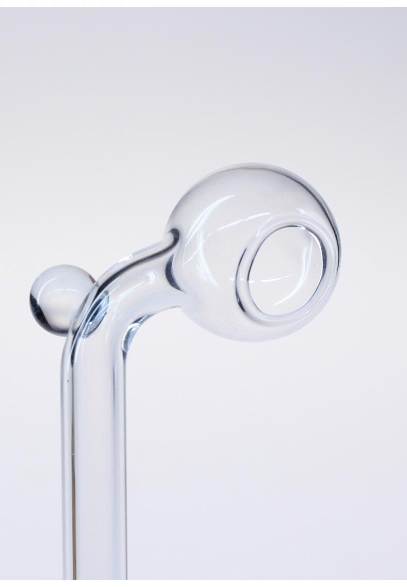 Black Leaf Bent Oil Pipe 170mm