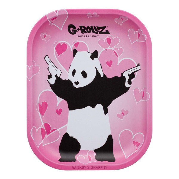 G-Rollz Banksy's Graffiti 'Panda Gunnin' Rolling Tray