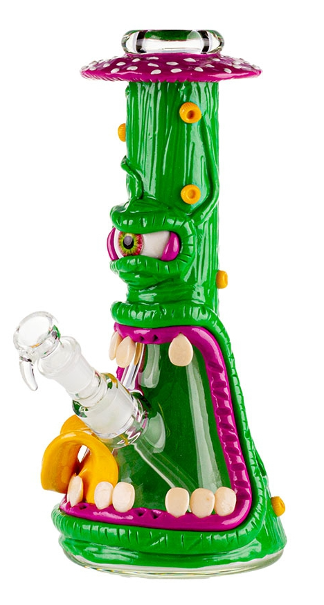 Amsterdam One-Eyed Mushroom Creature Glass Bong 31cm