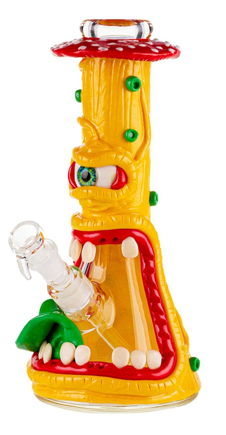 Amsterdam One-Eyed Mushroom Creature Glass Bong 31cm