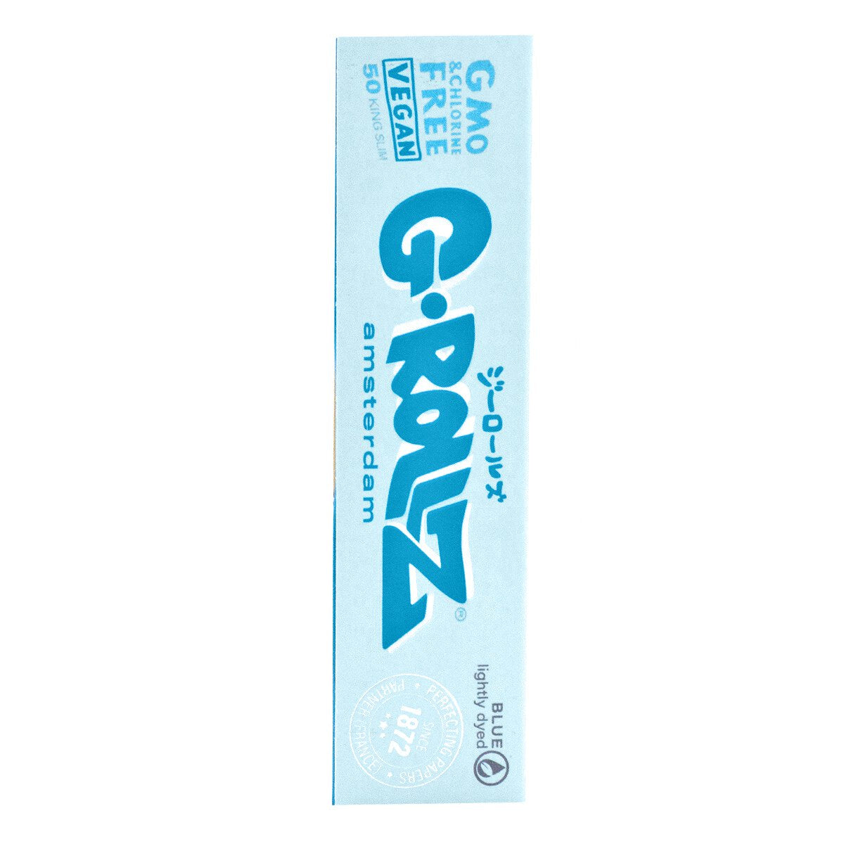 G-Rollz Lightly Dyed Blue King Size Slim Papers + Tips