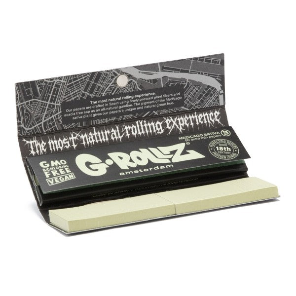 G-Rollz Medicago 'Wizard' King Size Papers + Tips - Plumes