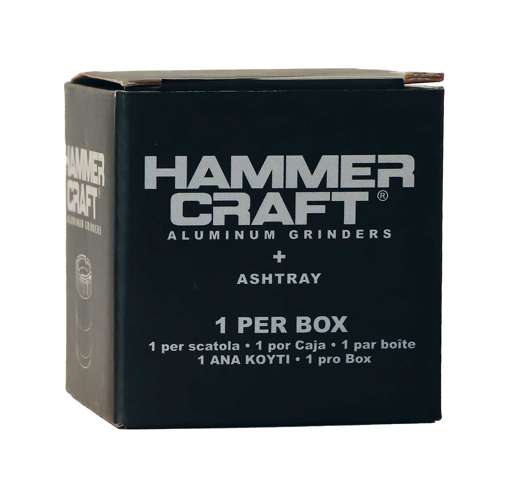 Hammercraft Aluminium 60mm Grinder with Ashtray