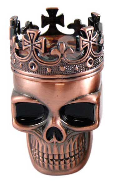 Plumes King Skull 45mm 3 Part Metal Grinder